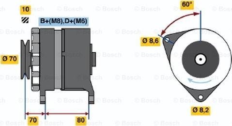 BOSCH 0 986 039 481 - Alternator furqanavto.az