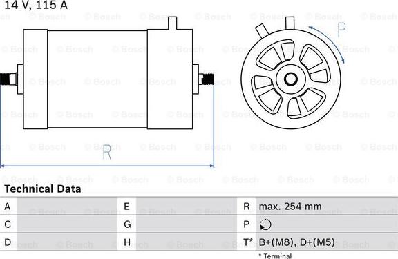 BOSCH 0 986 039 870 - Alternator furqanavto.az