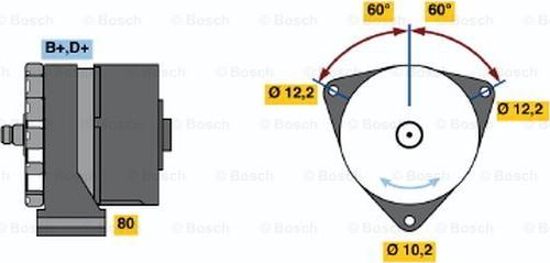 BOSCH 0 986 034 940 - Alternator furqanavto.az