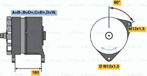 BOSCH 0 986 034 600 - Alternator furqanavto.az