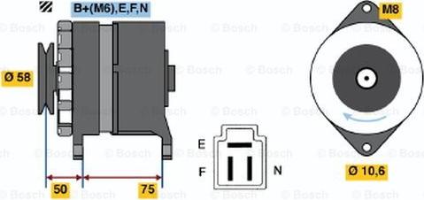 BOSCH 0 986 034 331 - Alternator furqanavto.az