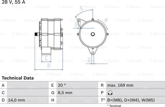 BOSCH 0 986 034 370 - Alternator furqanavto.az