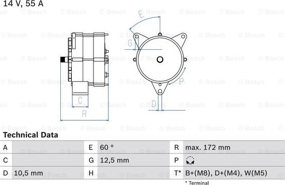 BOSCH 0 986 034 260 - Alternator furqanavto.az