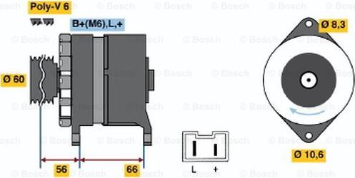 BOSCH 0 986 036 941 - Alternator furqanavto.az