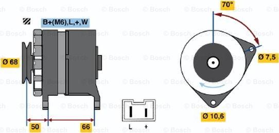 BOSCH 0 986 036 901 - Alternator furqanavto.az