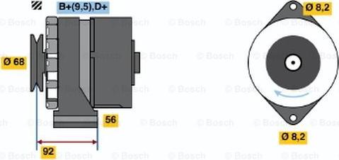 BOSCH 0 986 036 930 - Alternator furqanavto.az