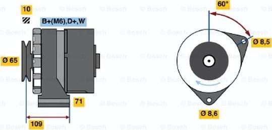 BOSCH 0 986 036 490 - Alternator furqanavto.az