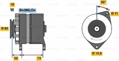 BOSCH 0 986 030 940 - Alternator furqanavto.az