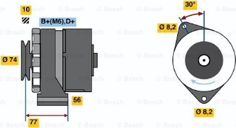 BOSCH 0 986 030 690 - Alternator furqanavto.az