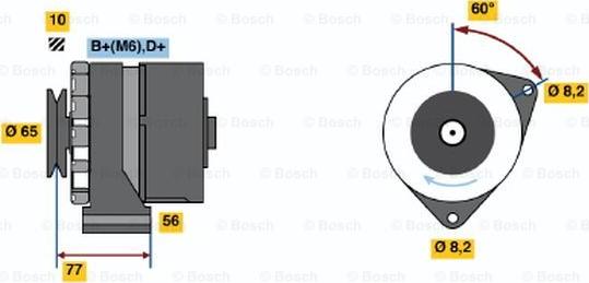 BOSCH 0 986 030 850 - Alternator furqanavto.az