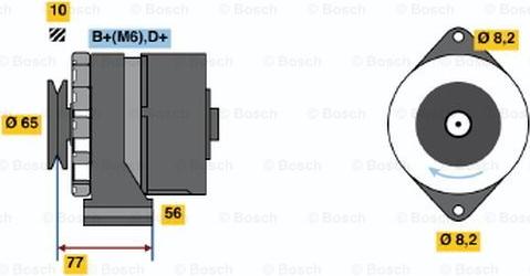 BOSCH 0 986 030 870 - Alternator furqanavto.az