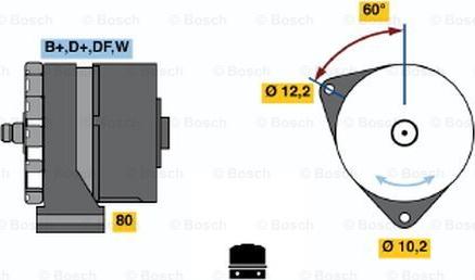 BOSCH 0 986 030 320 - Alternator furqanavto.az