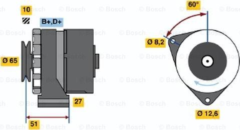 BOSCH 0 986 031 090 - Alternator furqanavto.az