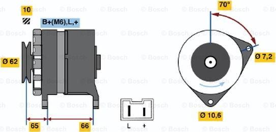 BOSCH 0 986 031 711 - Alternator furqanavto.az