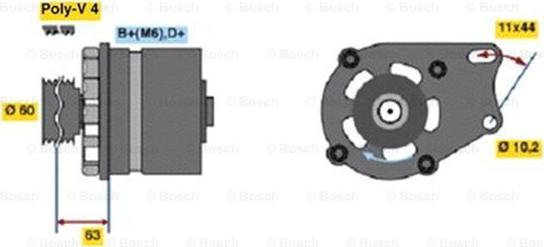 BOSCH 0 986 038 621 - Alternator furqanavto.az