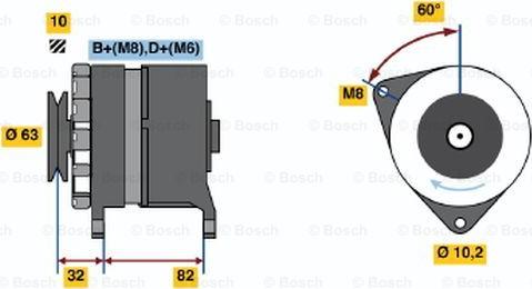 BOSCH 0 986 038 300 - Alternator furqanavto.az