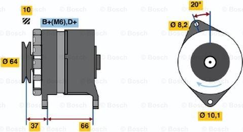 BOSCH 0 986 033 970 - Alternator furqanavto.az