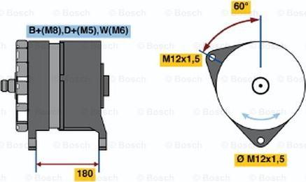 BOSCH 0 986 033 520 - Alternator furqanavto.az