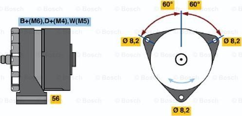 BOSCH 0 986 033 330 - Alternator furqanavto.az