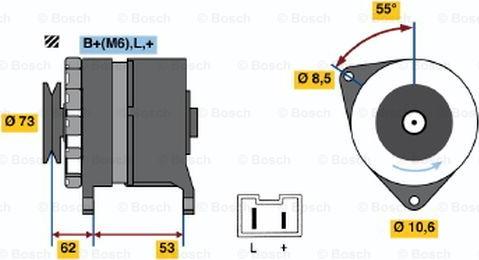 BOSCH 0 986 032 241 - Alternator furqanavto.az