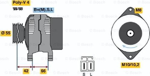 BOSCH 0 986 037 651 - Alternator furqanavto.az