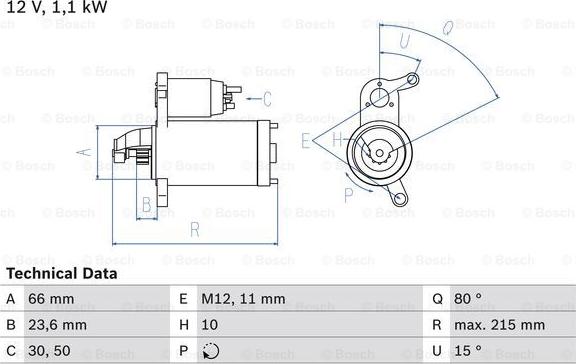 BOSCH 0 986 024 010 - Başlanğıc furqanavto.az