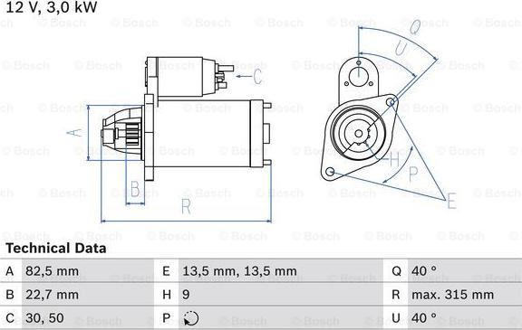 BOSCH 0 986 024 080 - Başlanğıc furqanavto.az