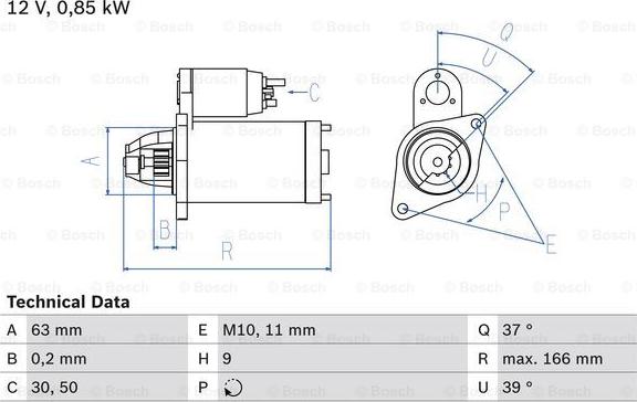 BOSCH 0 986 024 190 - Başlanğıc furqanavto.az