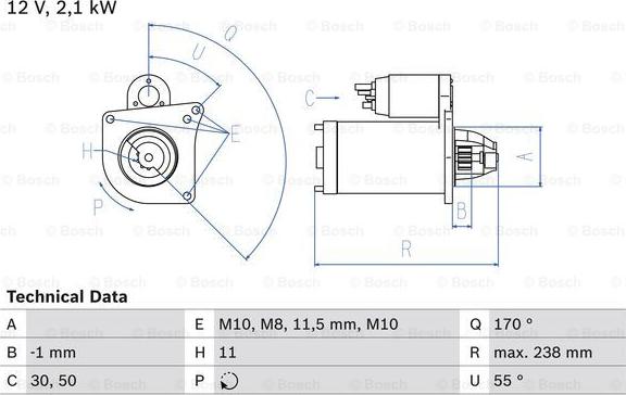 BOSCH 0 986 024 350 - Başlanğıc furqanavto.az