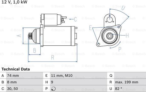 BOSCH 0 986 025 490 - Başlanğıc furqanavto.az