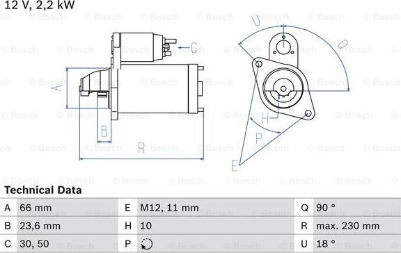 BOSCH 0 986 025 400 - Başlanğıc furqanavto.az