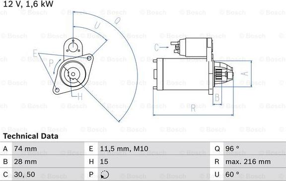 BOSCH 0 986 025 630 - Başlanğıc furqanavto.az