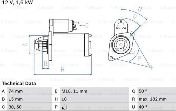 BOSCH 0 986 025 620 - Başlanğıc furqanavto.az