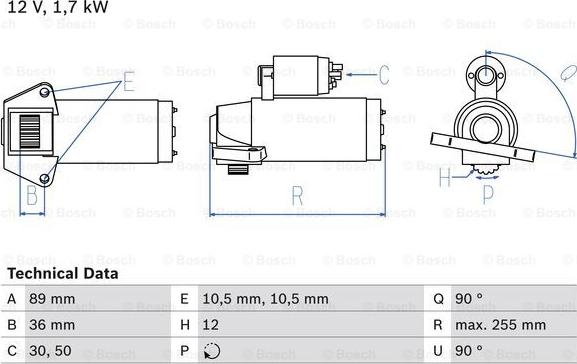 BOSCH 0 986 025 830 - Başlanğıc furqanavto.az