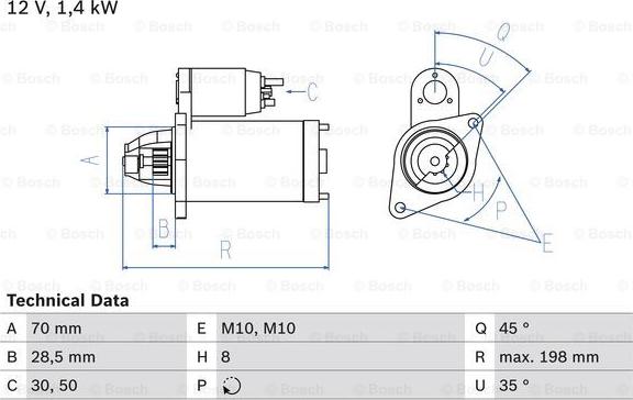 BOSCH 0 986 026 020 - Başlanğıc furqanavto.az