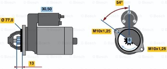 BOSCH 0 986 020 391 - Başlanğıc furqanavto.az