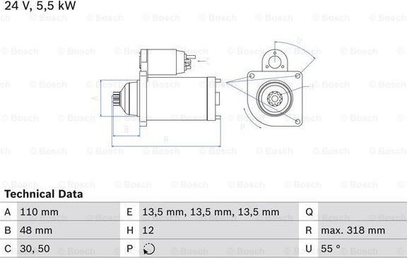 BOSCH 0 986 021 490 - Başlanğıc furqanavto.az