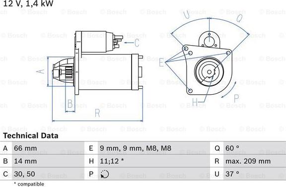 BOSCH 0 986 021 651 - Başlanğıc furqanavto.az