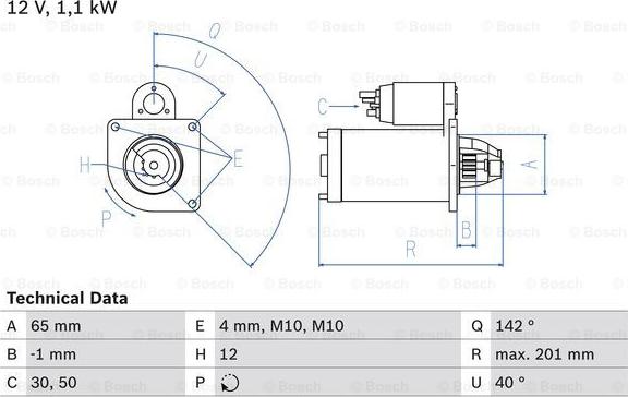 BOSCH 0 986 021 741 - Başlanğıc furqanavto.az