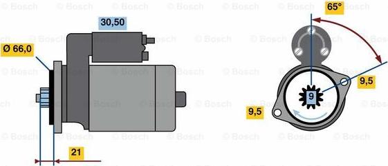 BOSCH 0 986 023 460 - Başlanğıc furqanavto.az