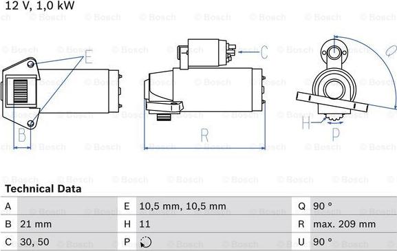 BOSCH 0 986 023 610 - Başlanğıc furqanavto.az