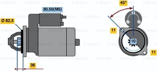 BOSCH 0 986 022 520 - Başlanğıc furqanavto.az