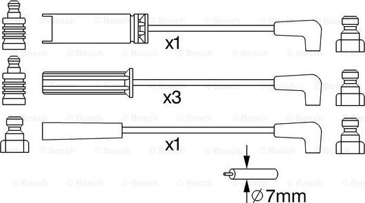 BOSCH 0 986 356 972 - Alovlanma kabeli dəsti furqanavto.az