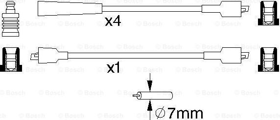 BOSCH 0 986 356 862 - Alovlanma kabeli dəsti www.furqanavto.az