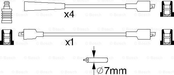 BOSCH 0 986 356 828 - Alovlanma kabeli dəsti www.furqanavto.az