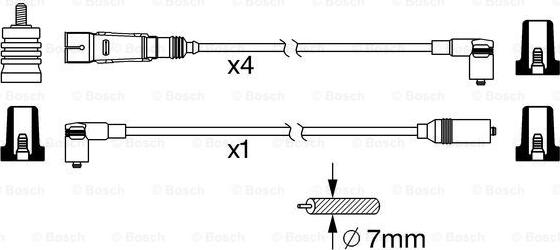 BOSCH 0 986 356 369 - Alovlanma kabeli dəsti furqanavto.az