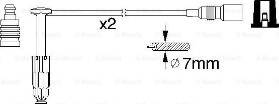 BOSCH 0 986 356 311 - Alovlanma kabeli dəsti furqanavto.az