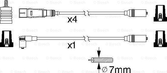 BOSCH 0 986 356 317 - Alovlanma kabeli dəsti furqanavto.az