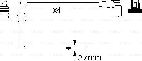 BOSCH 0 986 356 778 - Alovlanma kabeli dəsti furqanavto.az