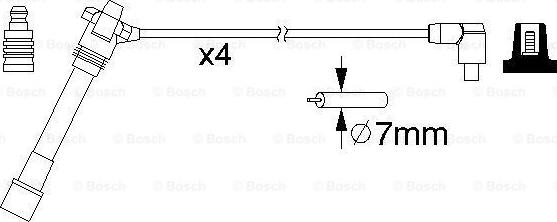 BOSCH 0 986 357 181 - Alovlanma kabeli dəsti furqanavto.az